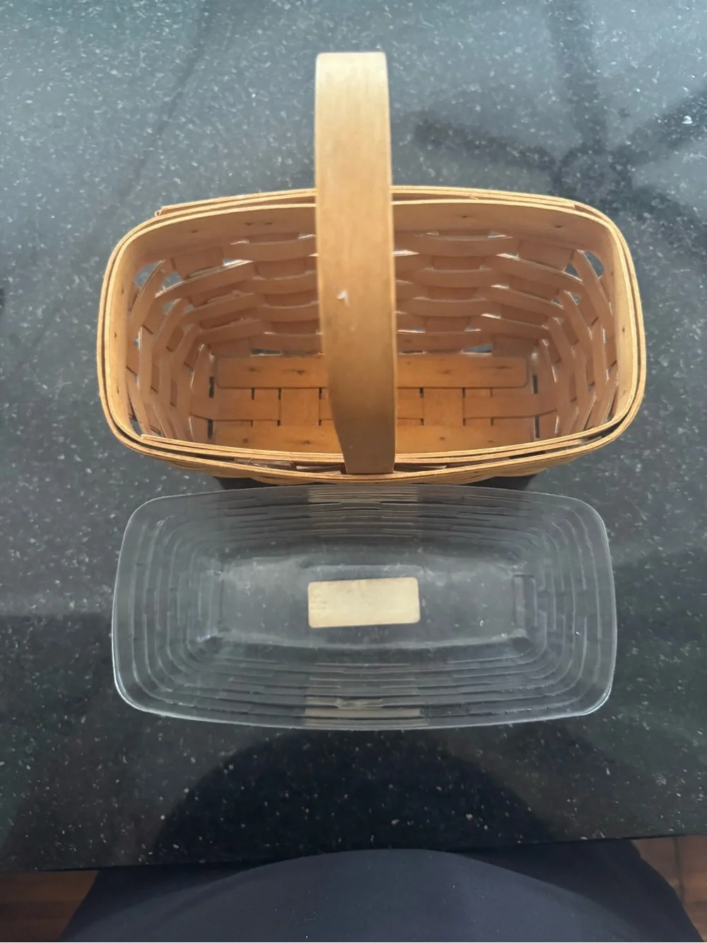 Longaberger Candle Basket-1999 w/ plastic liner